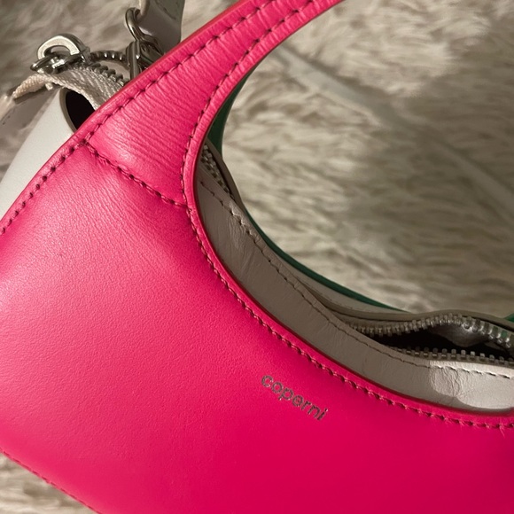 COPERNI Micro Baguette Swipe Bag Neon Pink & Green - Picture 8 of 11